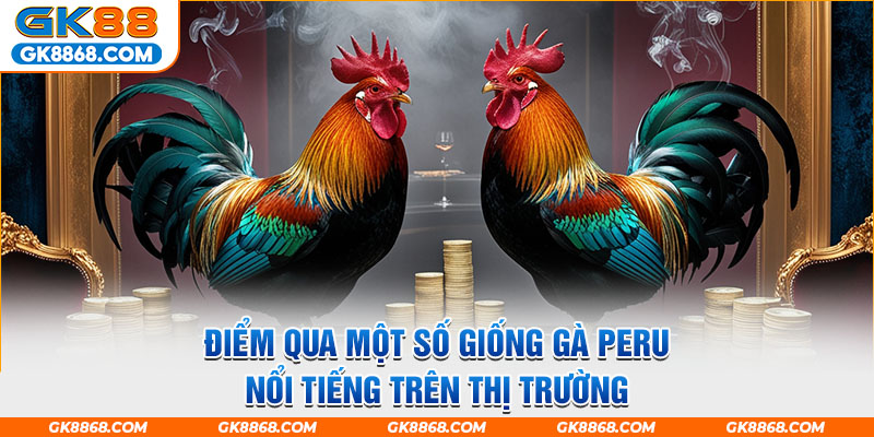 Điểm qua một số giống gà Peru nổi tiếng trên thị trường